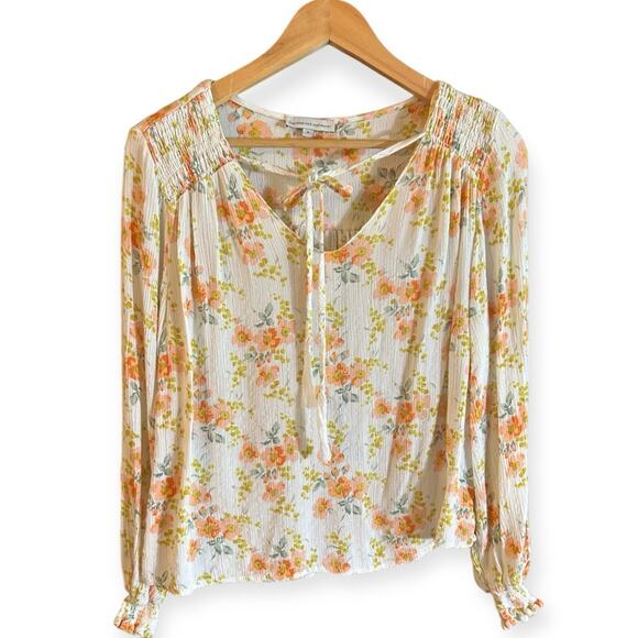 Cupcakes and Cashmere Boho Floral Blouse size M - Picture 1 of 8